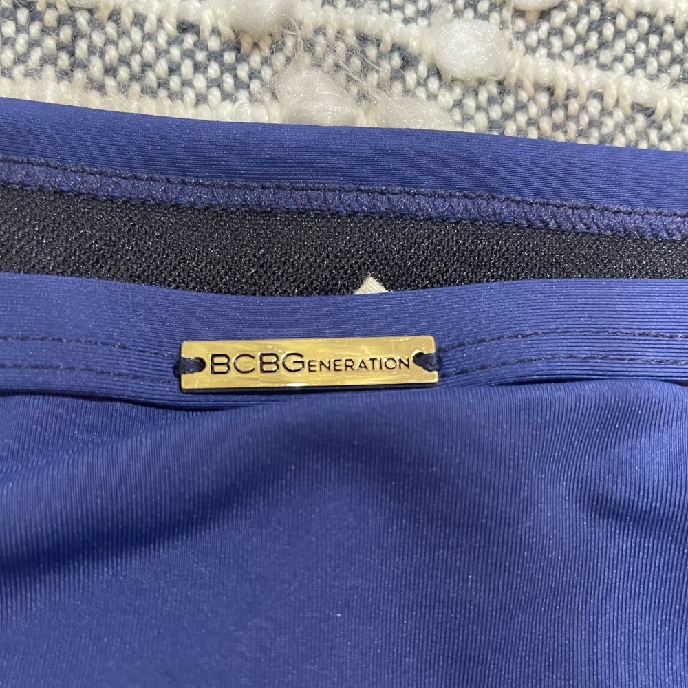 BCBGeneration Blue Patterned Halter Bikini Set - Picture 5 of 16
